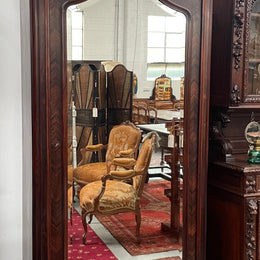 Antique Louis XV Style Rosewood Single Door Armoire