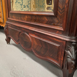 Antique Louis XV Style Rosewood Single Door Armoire