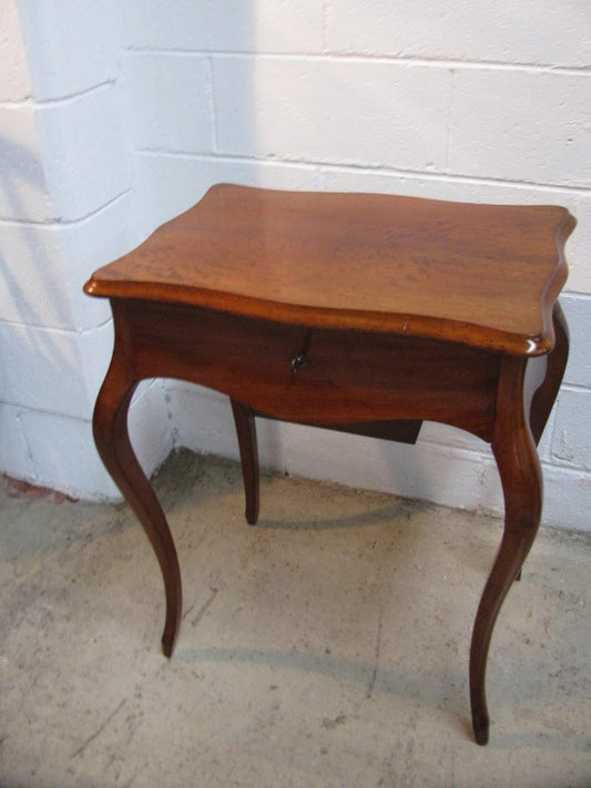 French Mahogany Louis XV Style Sewing Table