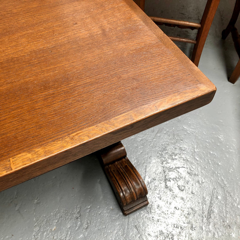 Superb French Oak Coffee Table