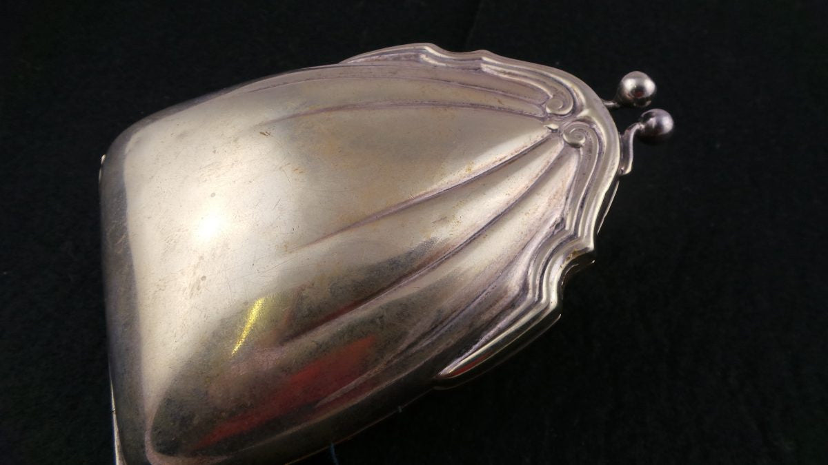 Antique Edwardian Silver Plated Coin Purse | Antique & Vintage | Moonee Ponds Antiques | Australia Wide Delivery