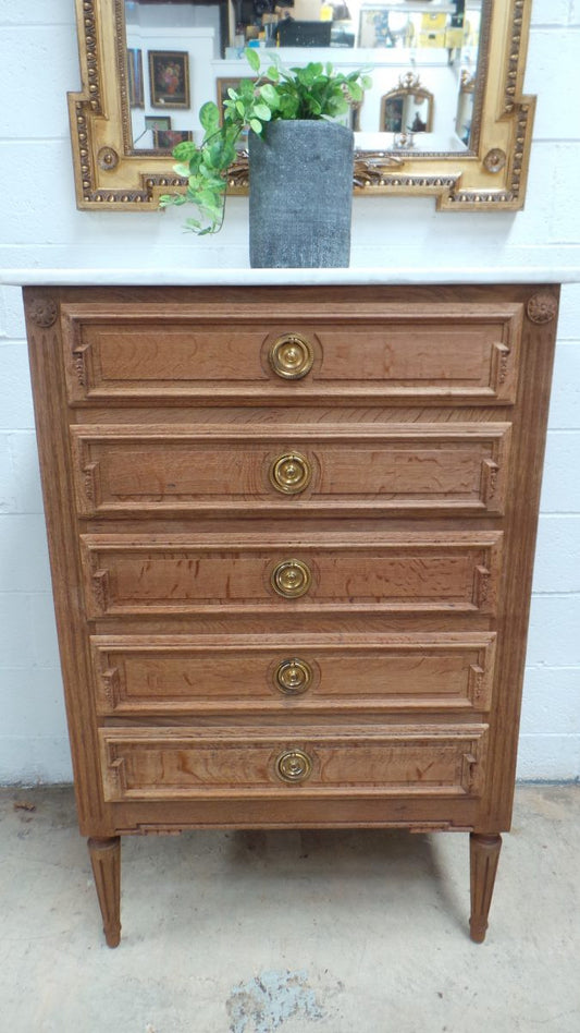 French Louis XVI Style Chest of Drawers-1