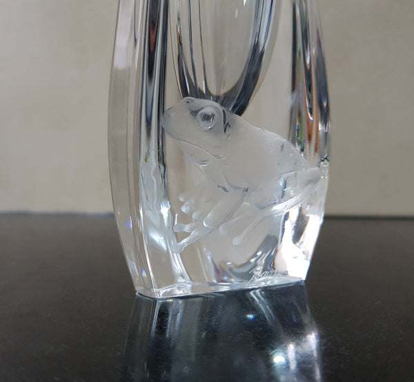 Anne Dybka Baccarat Crystal Vase