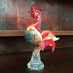 Murano glass Rooster | Antique & Vintage | Moonee Ponds Antiques | Australia Wide Delivery