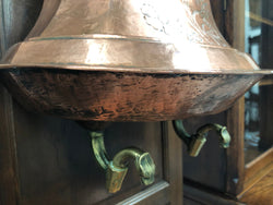Late 19th Century French Decorative Copper Bowl Wash Stand | Antique & Vintage | Moonee Ponds Antiques | Australia Wide Delivery