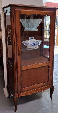 Walnut Louis XV Style Display Cabinet | Antique & Vintage | Moonee Ponds Antiques | Australia Wide Delivery