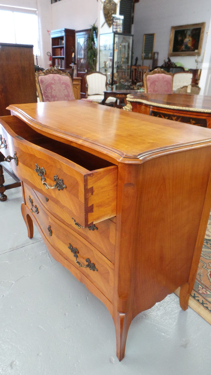 French Louis XV Style Cherrywood Commode | Antique & Vintage | Moonee Ponds Antiques | Australia Wide Delivery