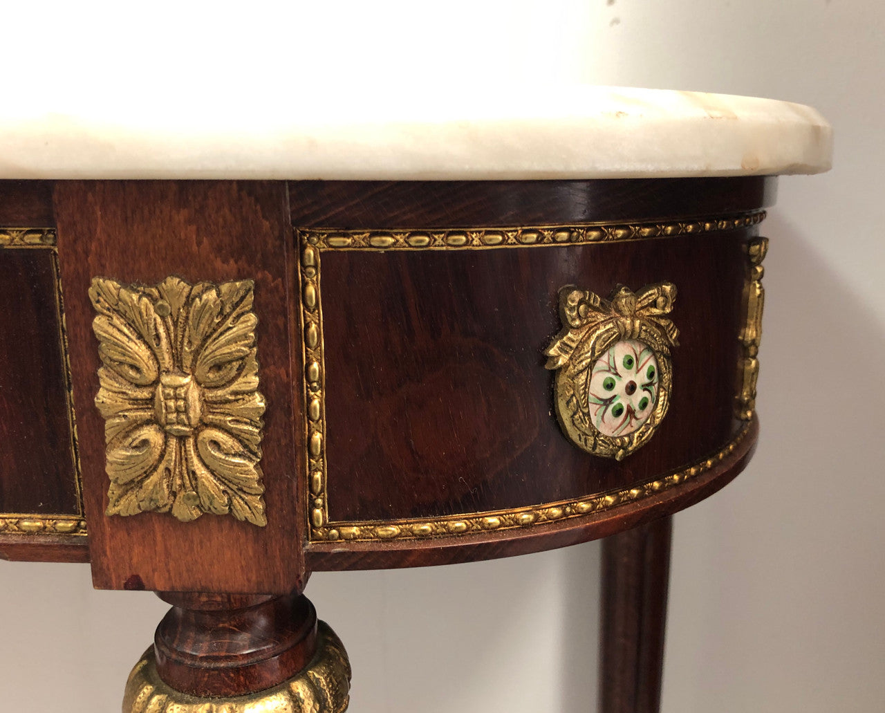 Narrow Mahogany Louis XVI Style Console Table | Antique & Vintage | Moonee Ponds Antiques | Australia Wide Delivery