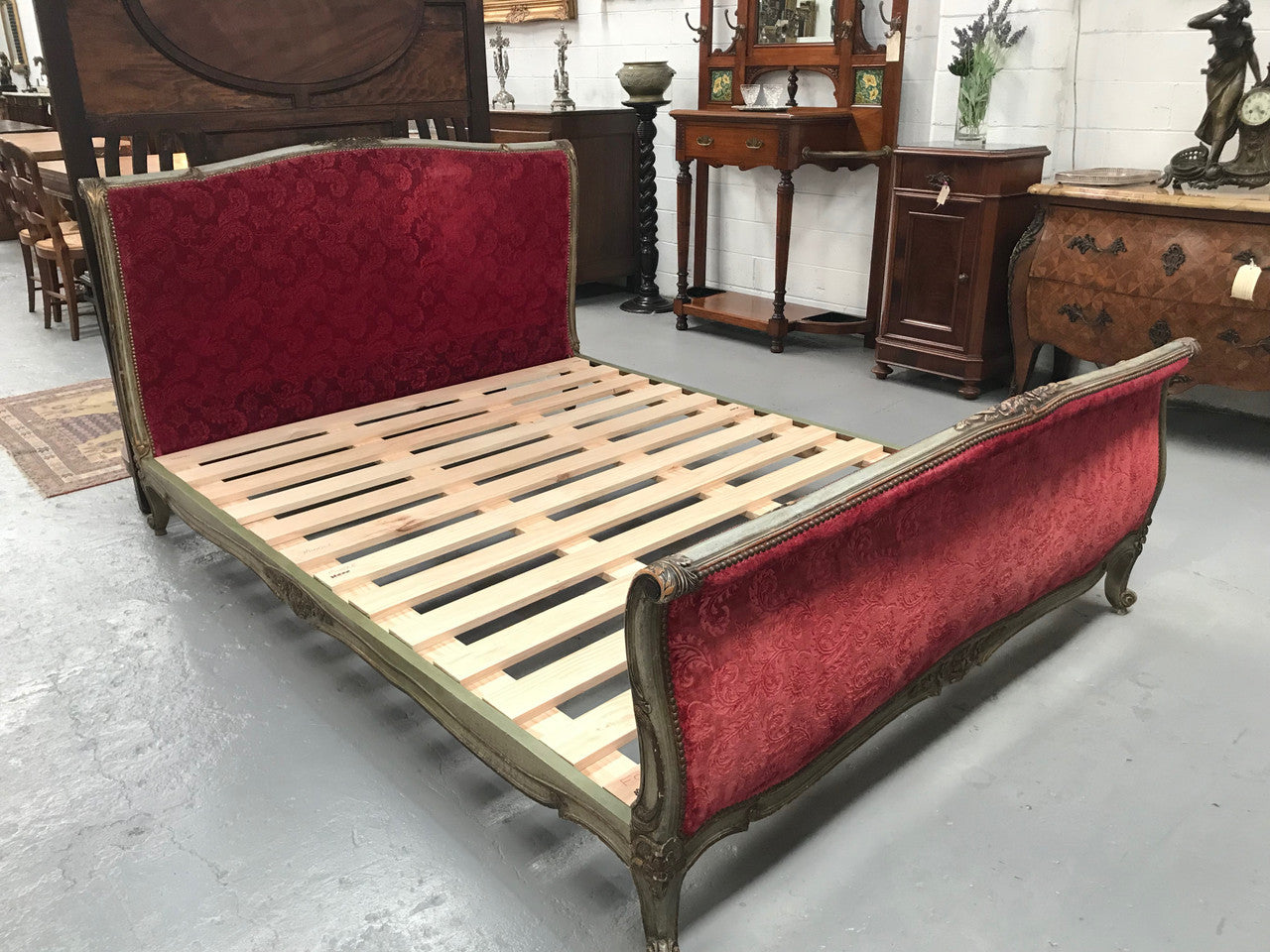Antique Louis XV Style French Queen Size Bed | Antique & Vintage | Moonee Ponds Antiques | Australia Wide Delivery