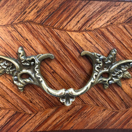 Kingwood Louis XV Inlaid Marble Top Semainier