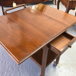Drinks Trolley That Opens To A Table