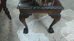 Chippendale Coffee Table With A Glass Top | Antique & Vintage | Moonee Ponds Antiques | Australia Wide Delivery
