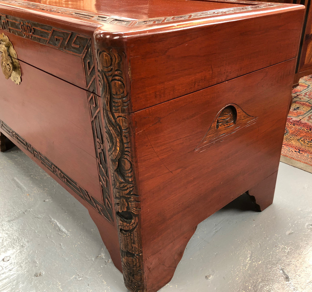 Lovely Camphor Wood Chest | Antique & Vintage | Moonee Ponds Antiques | Australia Wide Delivery