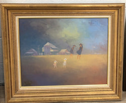 Australian Oil painting. | Antique & Vintage | Moonee Ponds Antiques | Australia Wide Delivery
