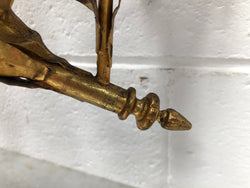 Fabulous & Highly Decorative Set Of Three French Brass Candelabras | Antique & Vintage | Moonee Ponds Antiques | Australia Wide Delivery