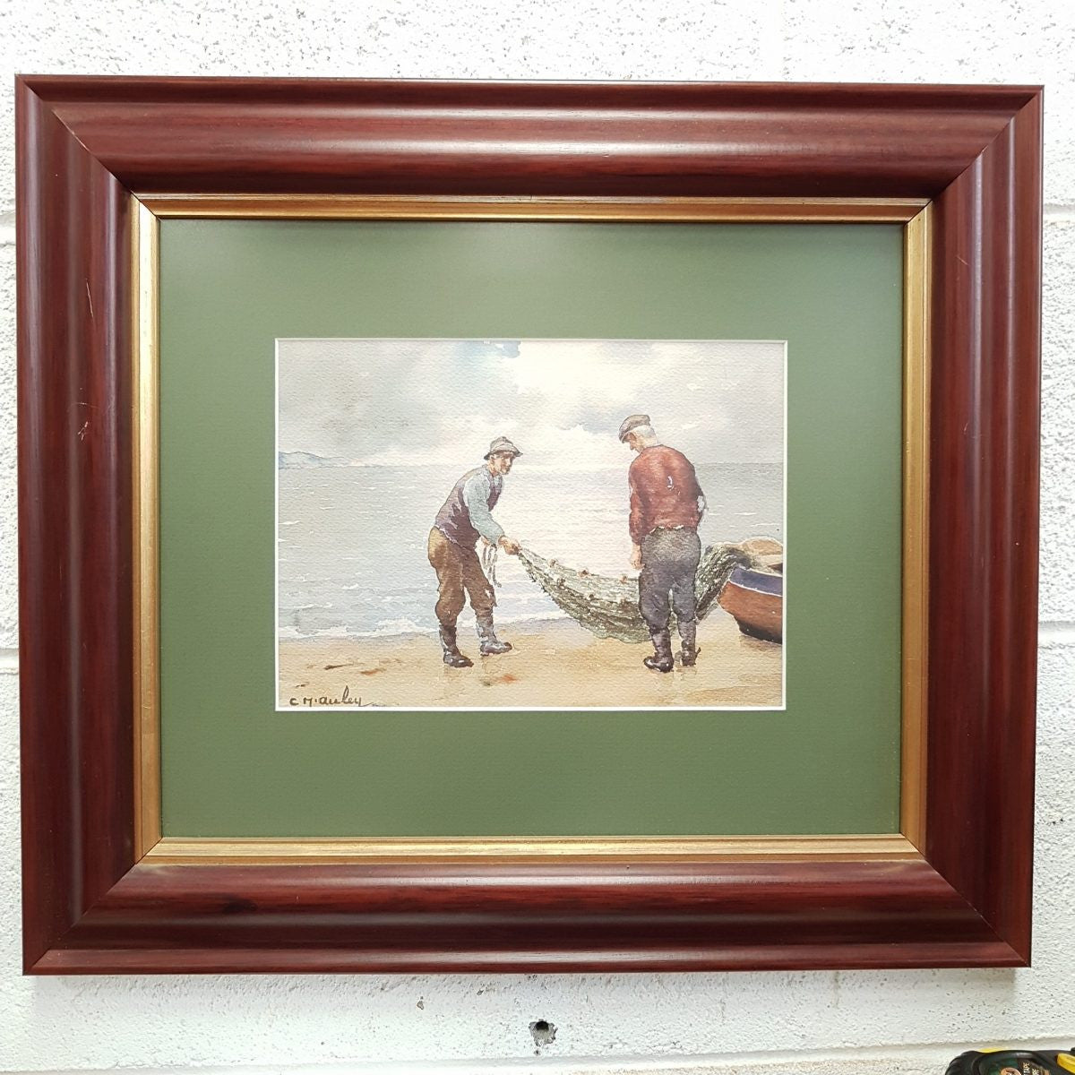 Framed Watercolour Painting | Antique & Vintage | Moonee Ponds Antiques | Australia Wide Delivery