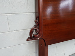Victorian Mahogany King Size Bed Head | Antique & Vintage | Moonee Ponds Antiques | Australia Wide Delivery