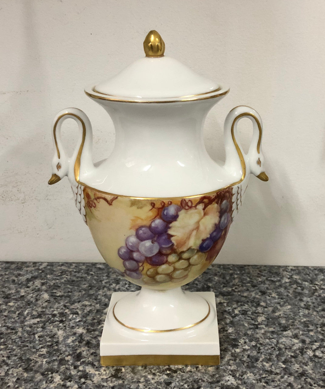 Decorative Hand Painted Vase Made In Portugal | Antique & Vintage | Moonee Ponds Antiques | Australia Wide