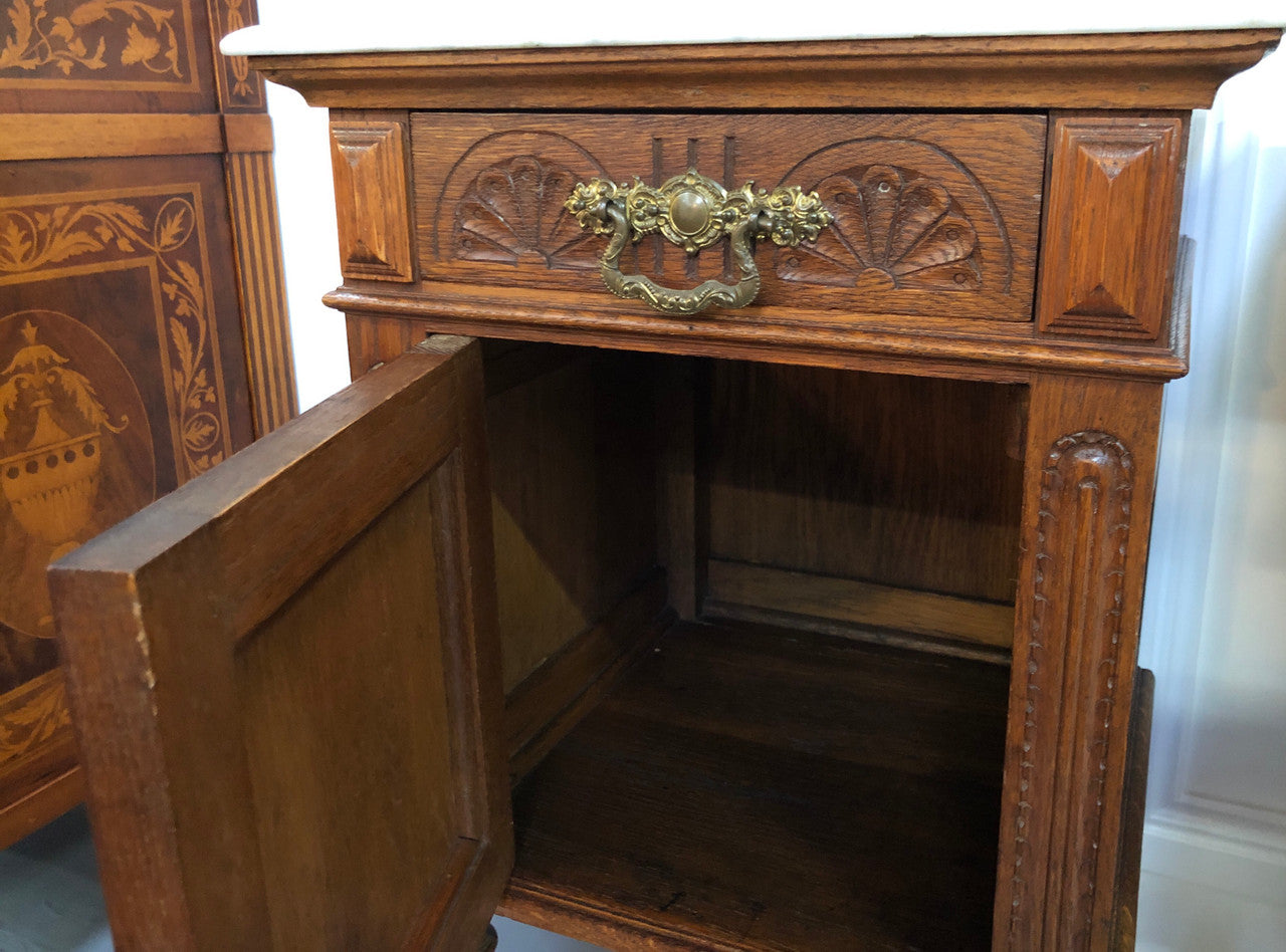 Beautiful Pair of French Arts and Crafts Bedsides | Antique & Vintage | Moonee Ponds Antiques | Australia Wide Delivery