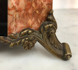 French Highly Decorative Marble Mantle Clock | Antique & Vintage | Moonee Ponds Antiques | Australia Wide Delivery