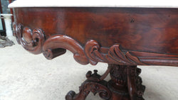 French Flame Mahogany Napoleon III Style Centre Table | Antique & Vintage | Moonee Ponds Antiques | Australia Wide Delivery