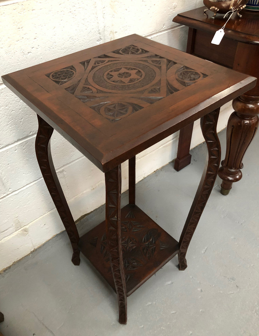 Beautiful Edwardian Carved Table | Antique & Vintage | Moonee Ponds Antiques | Australia Wide Delivery