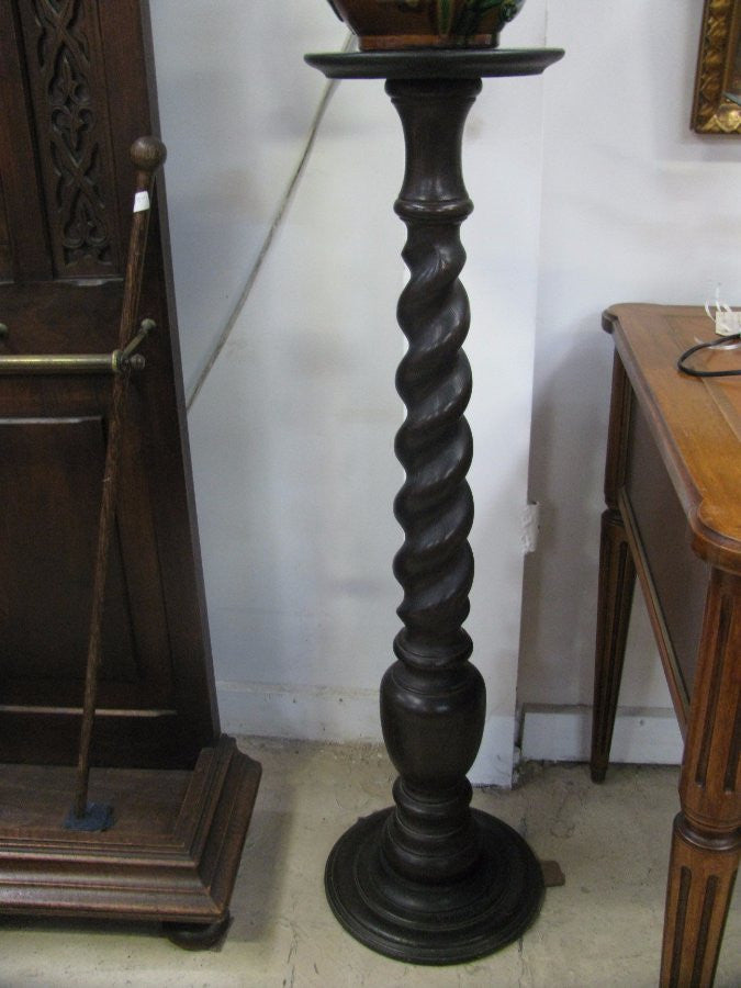 Jacobean Barley Twist Pedestal | Antique & Vintage | Moonee Ponds Antiques | Australia Wide Delivery