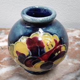 Rare Miniature Moorcroft vase with very vibrant and is in good original condition