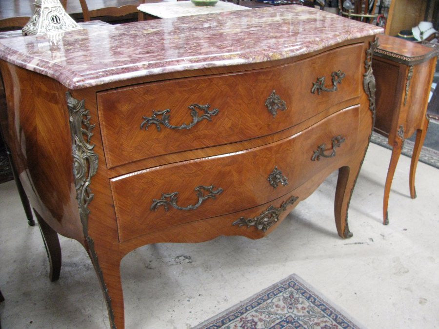 French Walnut Commode-1