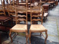 Set 8 French Cherrywood Dining Chairs | Antique & Vintage | Moonee Ponds Antiques | Australia Wide Delivery