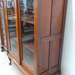 Arts And Crafts Black Wood Cabinet