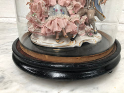 Antique Victorian Glass Display Dome with Black Base | Antique & Vintage | Moonee Ponds Antiques | Australia Wide Delivery
