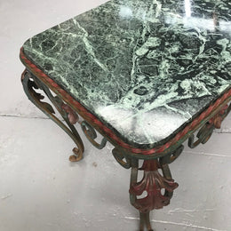 Stunning French Wrought Iron Coffee Table
