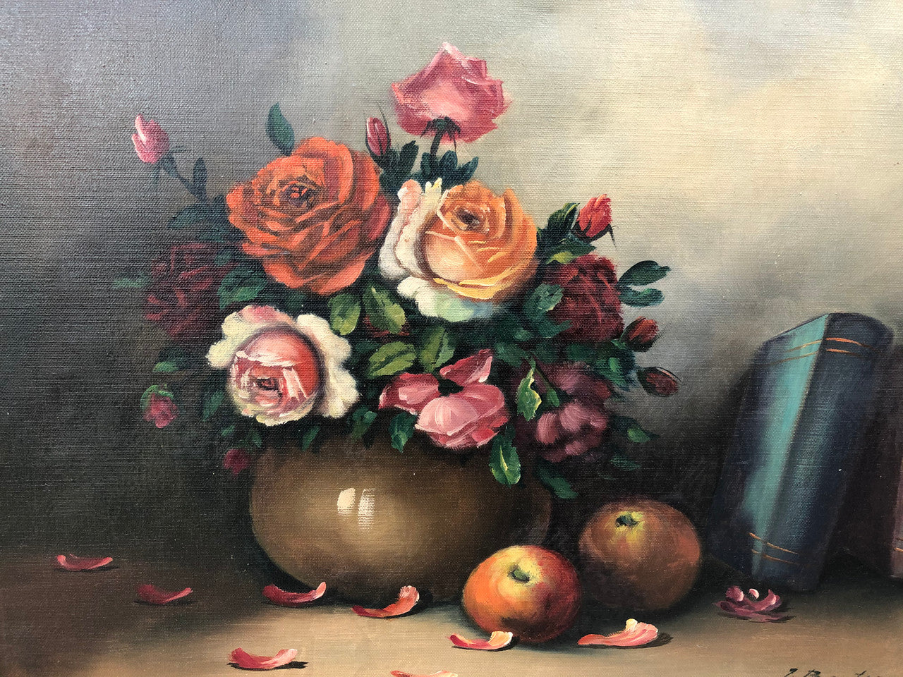 Stunning Floral oil on canvas | Antique & Vintage | Moonee Ponds Antiques | Australia Wide Delivery