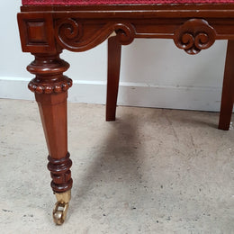 Set of 14 French Walnut Upholstered Chairs