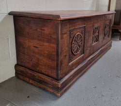 Early 19th Century French Chestnut Wood Coffer | Antique & Vintage | Moonee Ponds Antiques | Australia Wide Delivery
