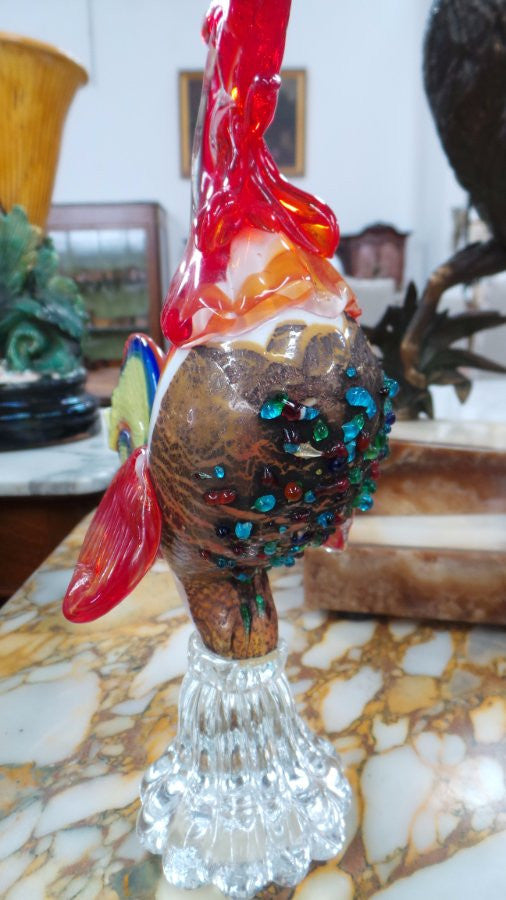 Murano glass Rooster