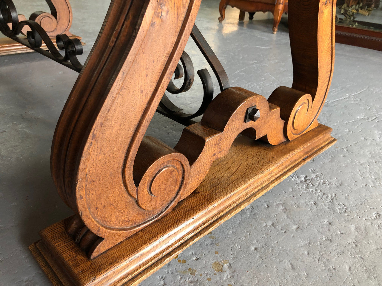 A Very Wide French Spanish Style Dining Table | Antique & Vintage | Moonee Ponds Antiques | Australia Wide Delivery