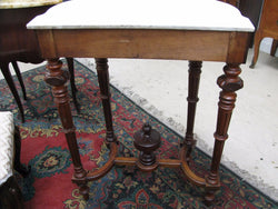 Marble Top Walnut Console Table | Antique & Vintage | Moonee Ponds Antiques | Australia Wide Delivery