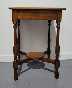 Art Deco Walnut Two Tier Occasional Table | Antique & Vintage | Moonee Ponds Antiques | Australia Wide Delivery