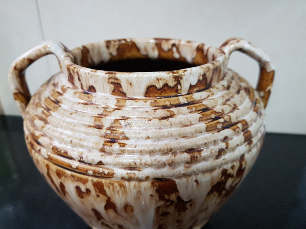 Early Bendigo Pottery Double Handled Vase
