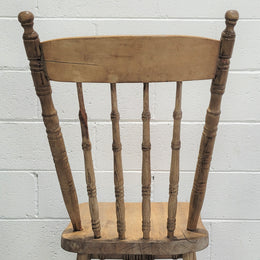 Gorgeous Antique Australian kangaroo scene chair. In original condition. Circa 1900