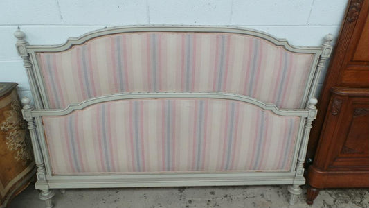 French Queen Size Upholstered Bed