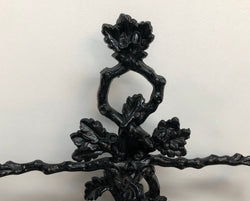 Black Cast Iron Umbrella Stand Displaying A Dog Under A Tree | Antique & Vintage | Moonee Ponds Antiques | Australia Wide Delivery
