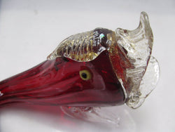 Venetian Ruby Glass Fish | Antique & Vintage | Moonee Ponds Antiques | Australia Wide Delivery