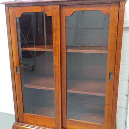 Arts And Crafts Black Wood Cabinet