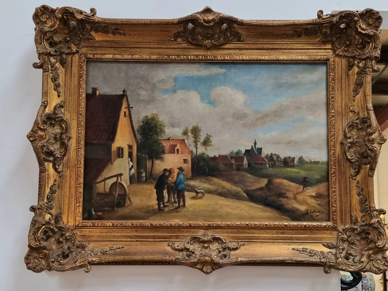 A Beautiful Antique Framed Oil Painting | Antique & Vintage | Moonee Ponds Antiques | Australia Wide Delivery