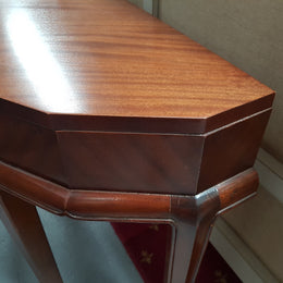 Walnut Art Deco Side Table