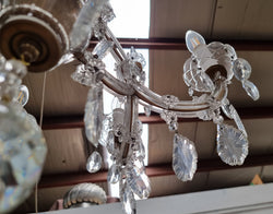 Sourced From France An Attractive Eight Arm French Crystal Chandelier | Antique & Vintage | Moonee Ponds Antiques | Australia Wide Delivery