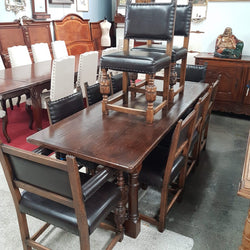 Set Of Ten Tudor Style Dining Chairs | Antique & Vintage | Moonee Ponds Antiques | Australia Wide Delivery